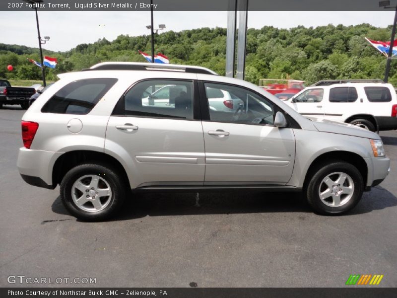Liquid Silver Metallic / Ebony 2007 Pontiac Torrent