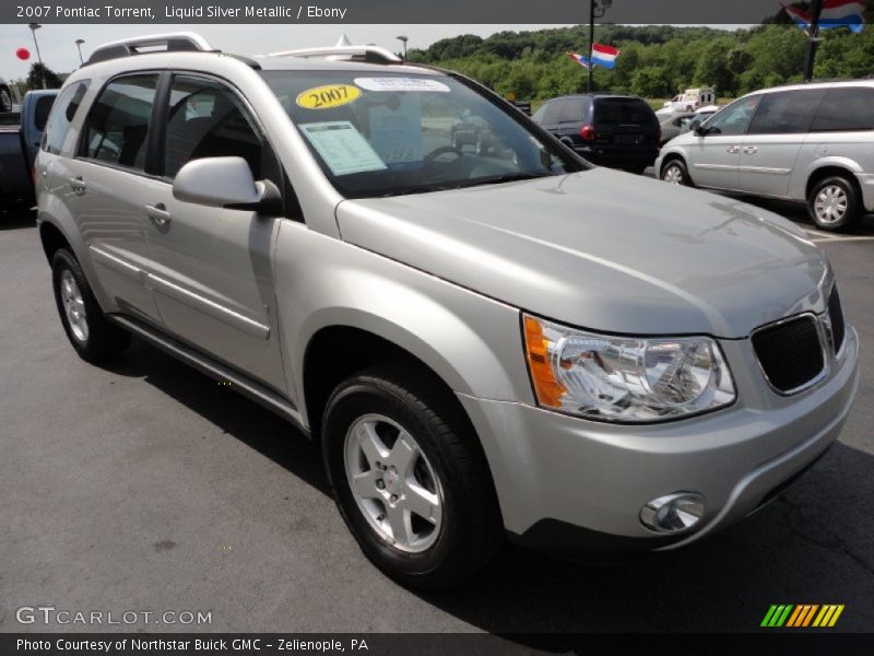 Liquid Silver Metallic / Ebony 2007 Pontiac Torrent