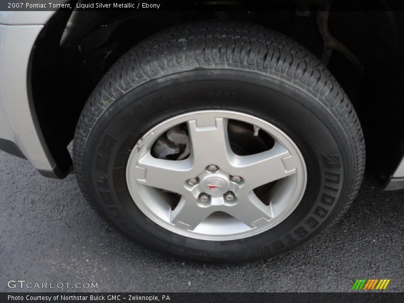 Liquid Silver Metallic / Ebony 2007 Pontiac Torrent