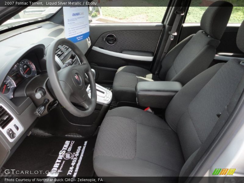 Liquid Silver Metallic / Ebony 2007 Pontiac Torrent