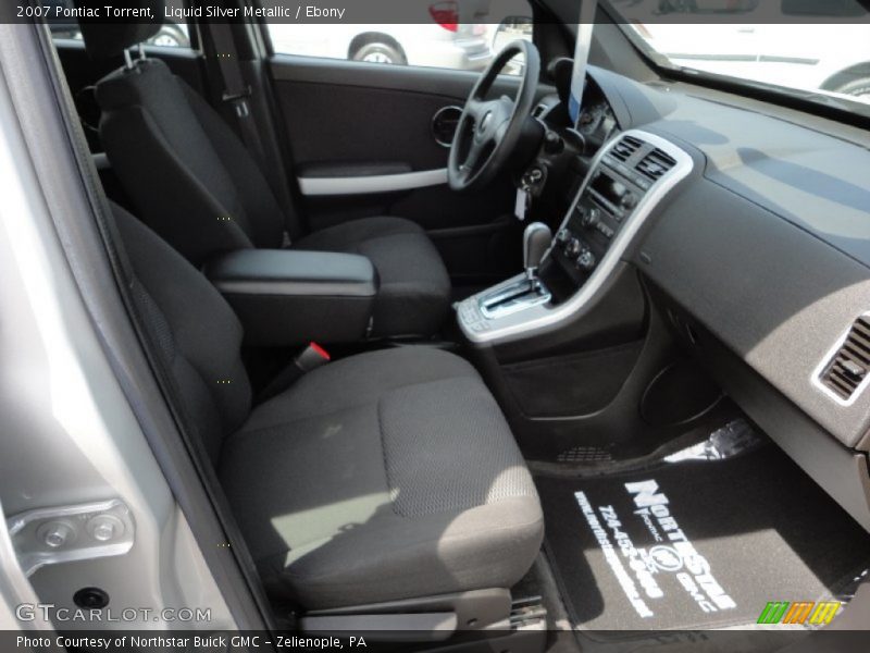 Liquid Silver Metallic / Ebony 2007 Pontiac Torrent