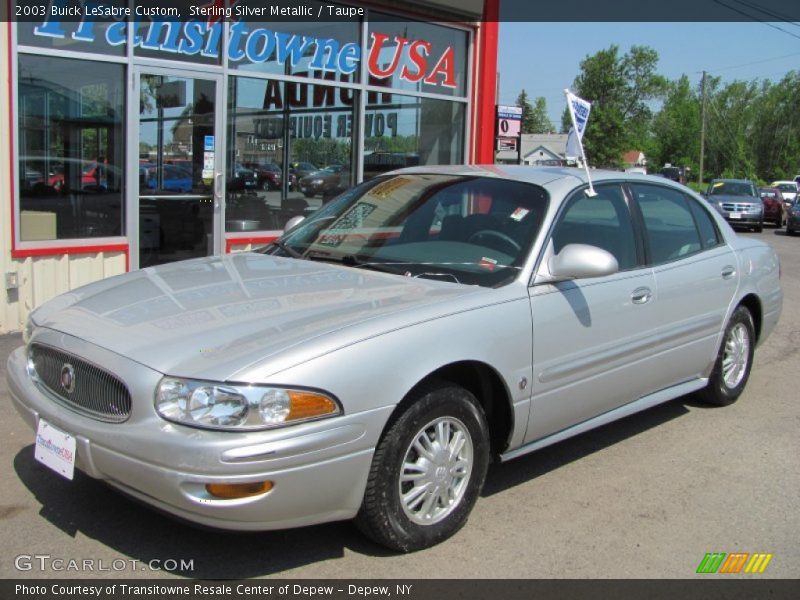 Sterling Silver Metallic / Taupe 2003 Buick LeSabre Custom