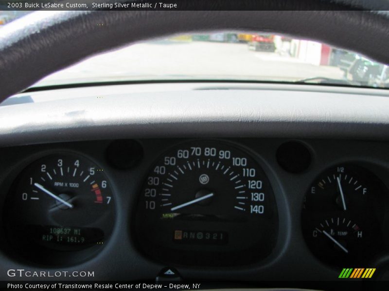 Sterling Silver Metallic / Taupe 2003 Buick LeSabre Custom