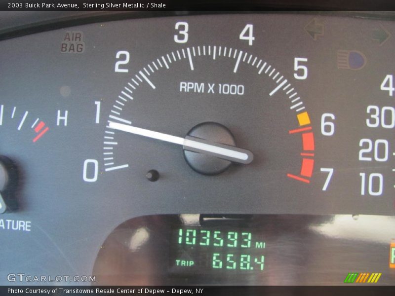 Sterling Silver Metallic / Shale 2003 Buick Park Avenue