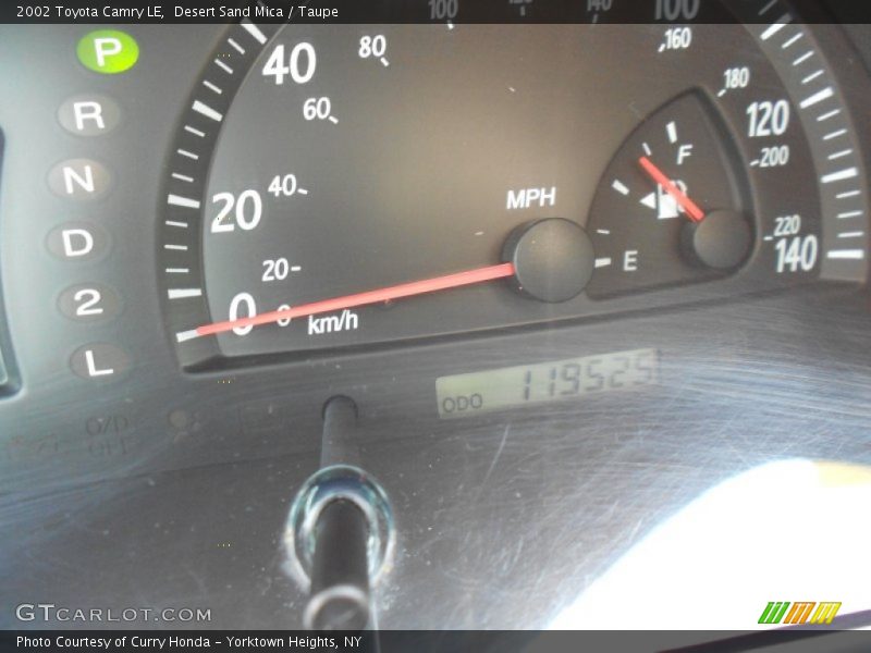 Desert Sand Mica / Taupe 2002 Toyota Camry LE