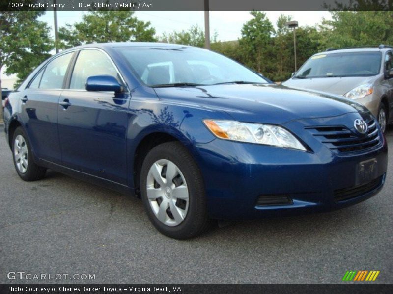 Blue Ribbon Metallic / Ash 2009 Toyota Camry LE