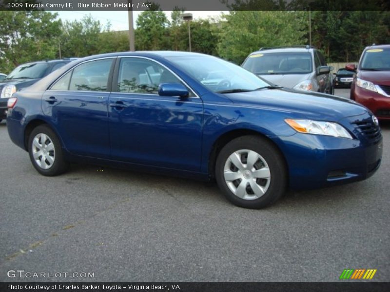 Blue Ribbon Metallic / Ash 2009 Toyota Camry LE