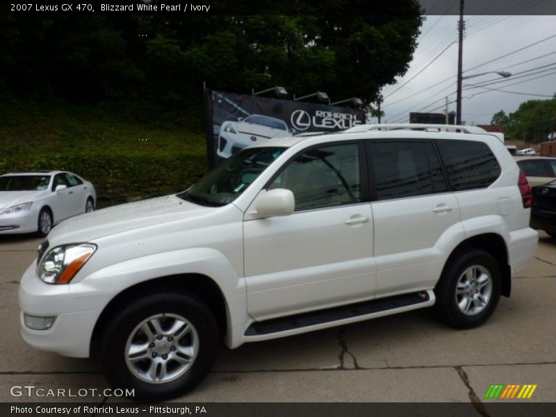 Blizzard White Pearl / Ivory 2007 Lexus GX 470