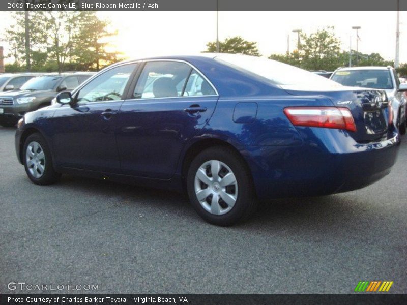 Blue Ribbon Metallic / Ash 2009 Toyota Camry LE