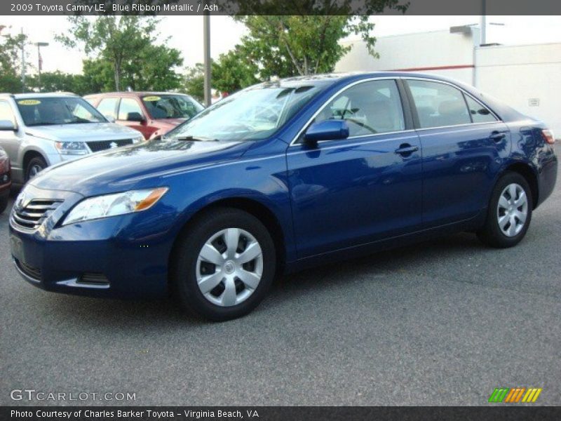 Blue Ribbon Metallic / Ash 2009 Toyota Camry LE