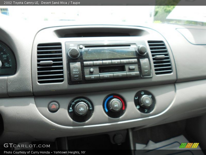 Desert Sand Mica / Taupe 2002 Toyota Camry LE