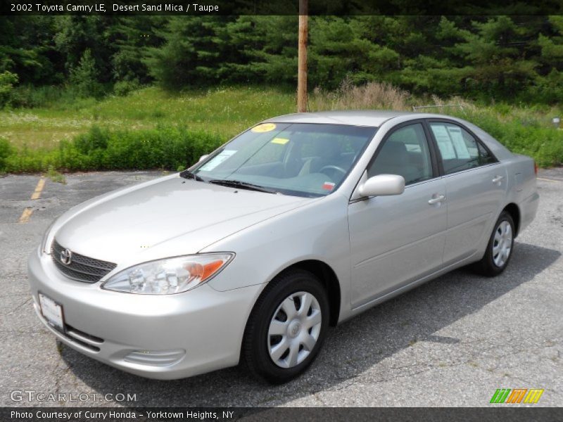 Desert Sand Mica / Taupe 2002 Toyota Camry LE