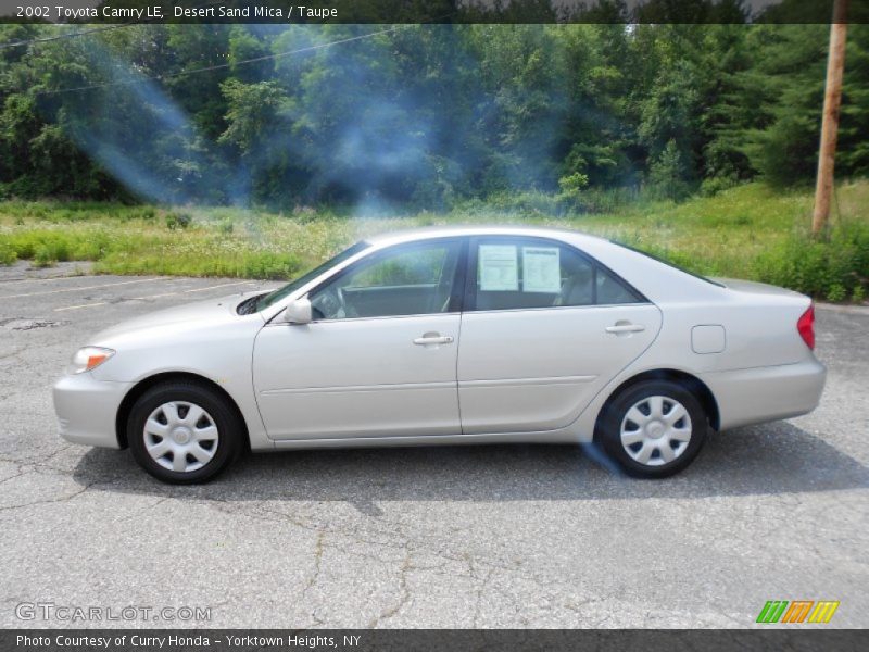 Desert Sand Mica / Taupe 2002 Toyota Camry LE