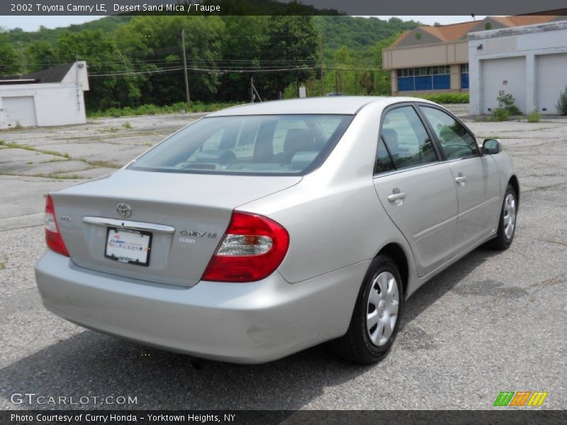 Desert Sand Mica / Taupe 2002 Toyota Camry LE