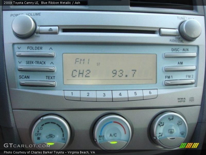 Blue Ribbon Metallic / Ash 2009 Toyota Camry LE