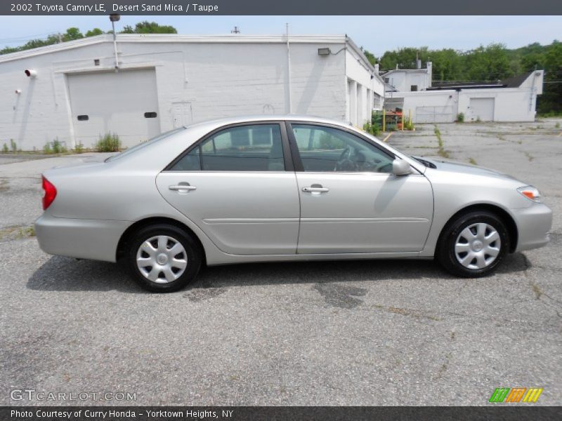 Desert Sand Mica / Taupe 2002 Toyota Camry LE