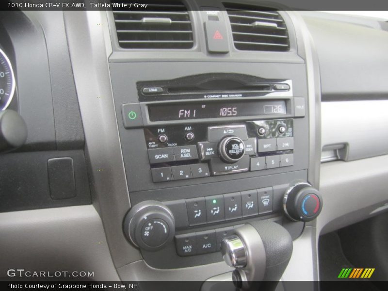 Taffeta White / Gray 2010 Honda CR-V EX AWD