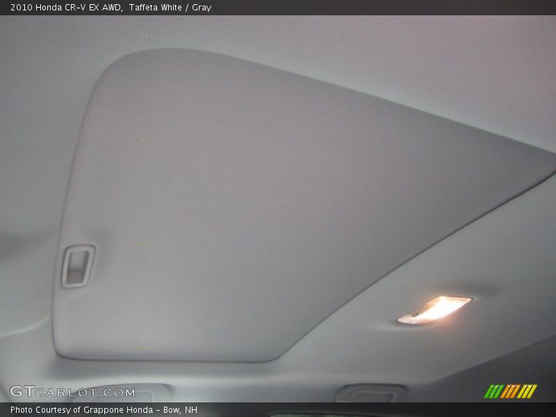 Taffeta White / Gray 2010 Honda CR-V EX AWD