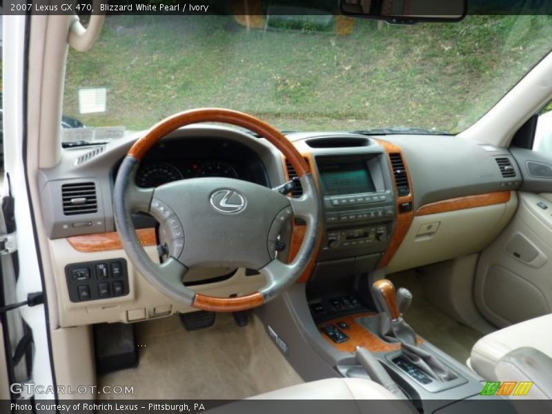 Blizzard White Pearl / Ivory 2007 Lexus GX 470