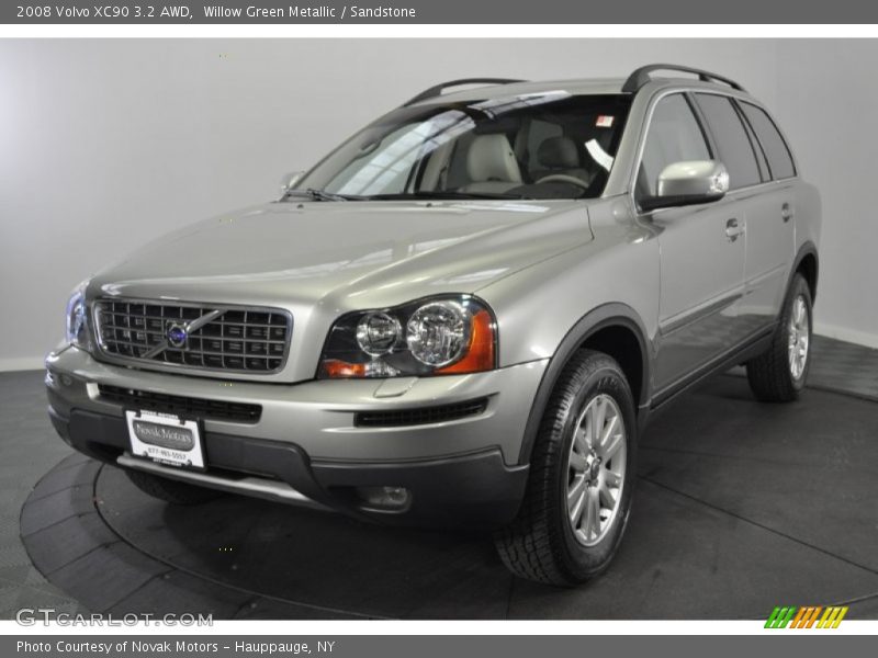 Willow Green Metallic / Sandstone 2008 Volvo XC90 3.2 AWD