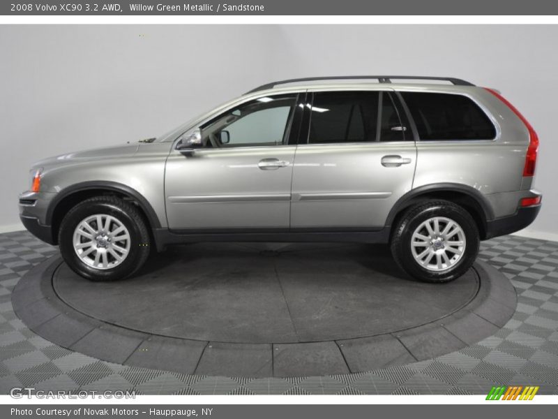 Willow Green Metallic / Sandstone 2008 Volvo XC90 3.2 AWD