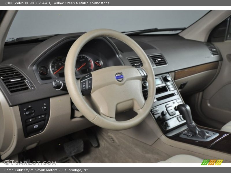 Willow Green Metallic / Sandstone 2008 Volvo XC90 3.2 AWD