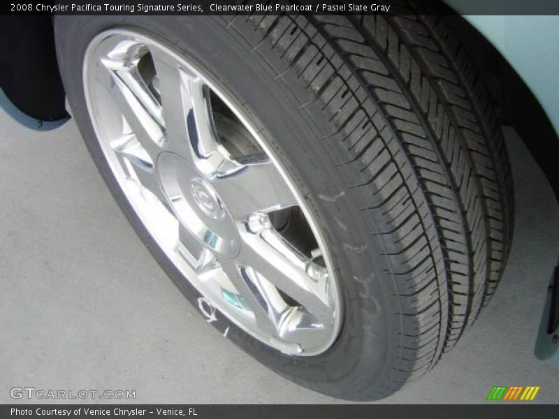 Clearwater Blue Pearlcoat / Pastel Slate Gray 2008 Chrysler Pacifica Touring Signature Series
