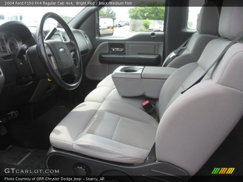  2004 F150 FX4 Regular Cab 4x4 Black/Medium Flint Interior