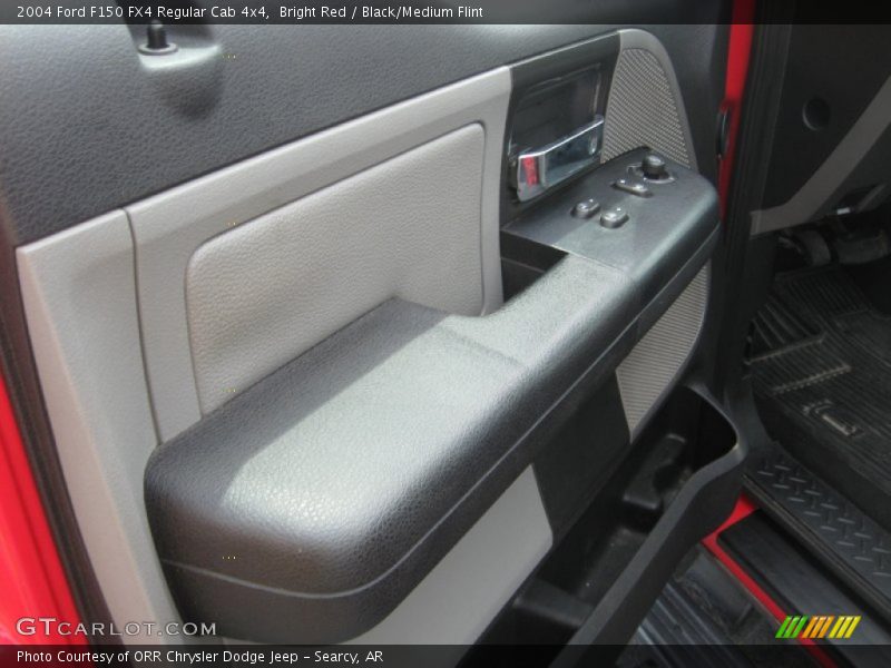 Bright Red / Black/Medium Flint 2004 Ford F150 FX4 Regular Cab 4x4