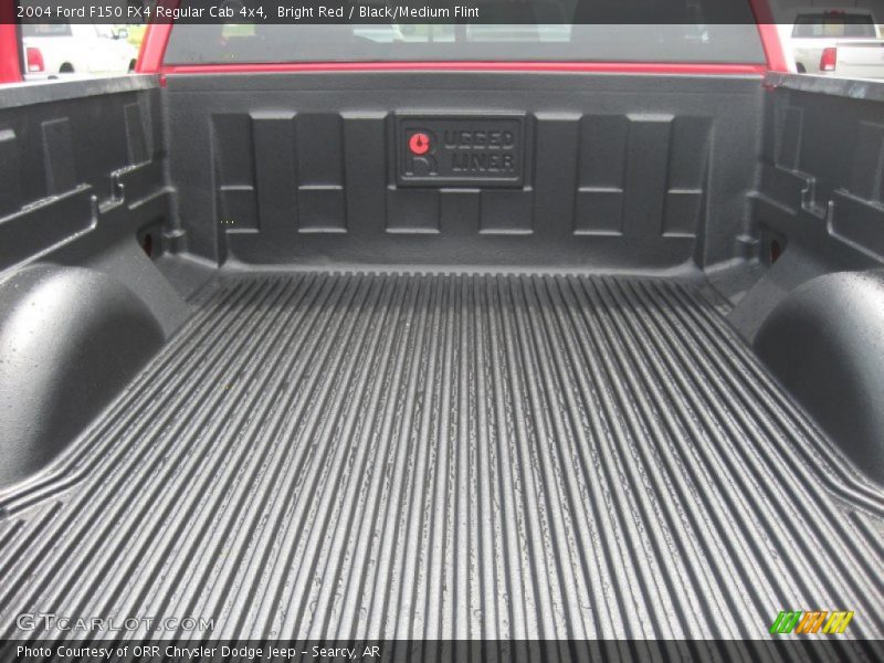 Bright Red / Black/Medium Flint 2004 Ford F150 FX4 Regular Cab 4x4
