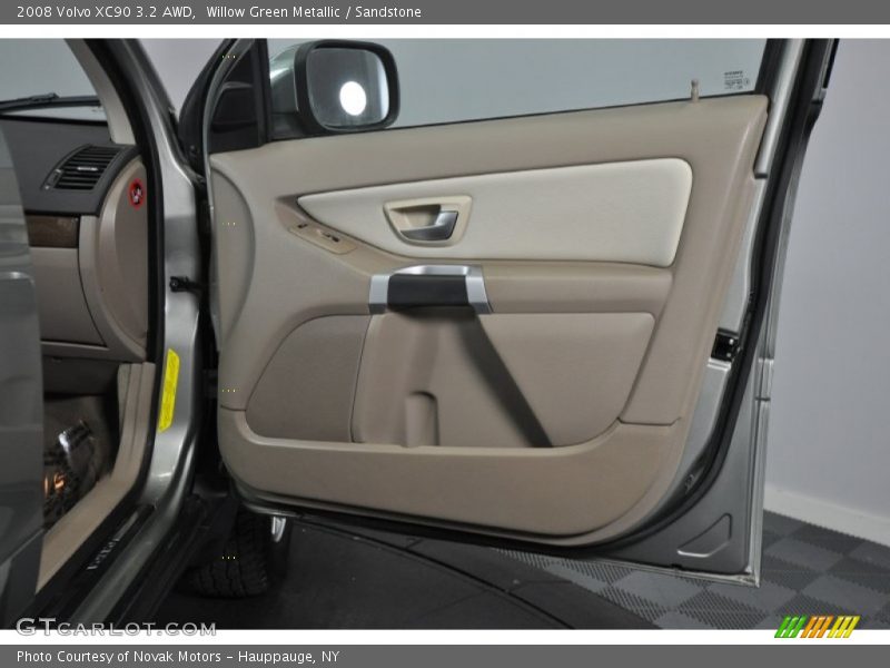 Willow Green Metallic / Sandstone 2008 Volvo XC90 3.2 AWD