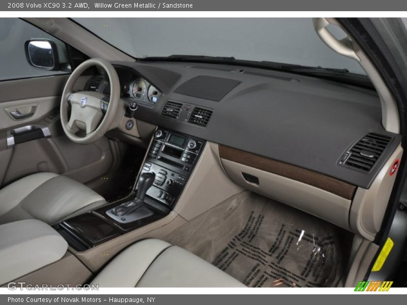 Willow Green Metallic / Sandstone 2008 Volvo XC90 3.2 AWD
