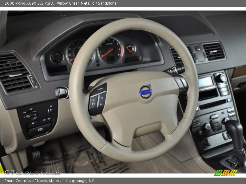 Willow Green Metallic / Sandstone 2008 Volvo XC90 3.2 AWD