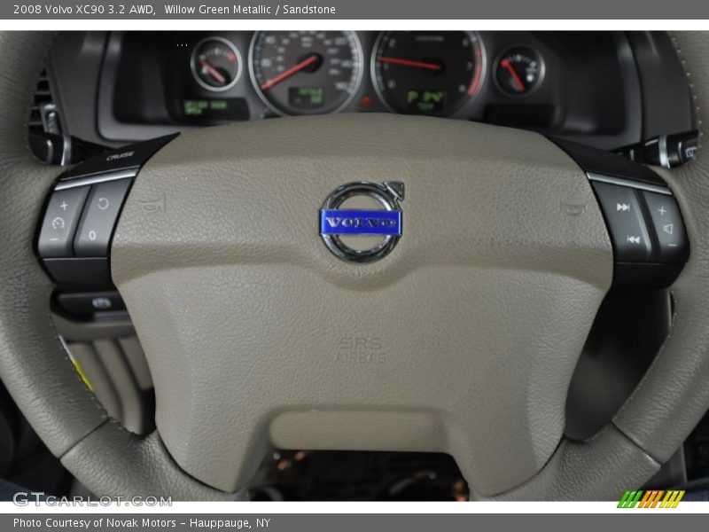 Willow Green Metallic / Sandstone 2008 Volvo XC90 3.2 AWD