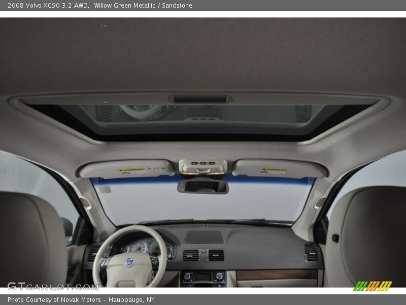 Willow Green Metallic / Sandstone 2008 Volvo XC90 3.2 AWD