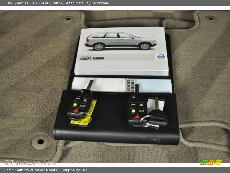 Willow Green Metallic / Sandstone 2008 Volvo XC90 3.2 AWD