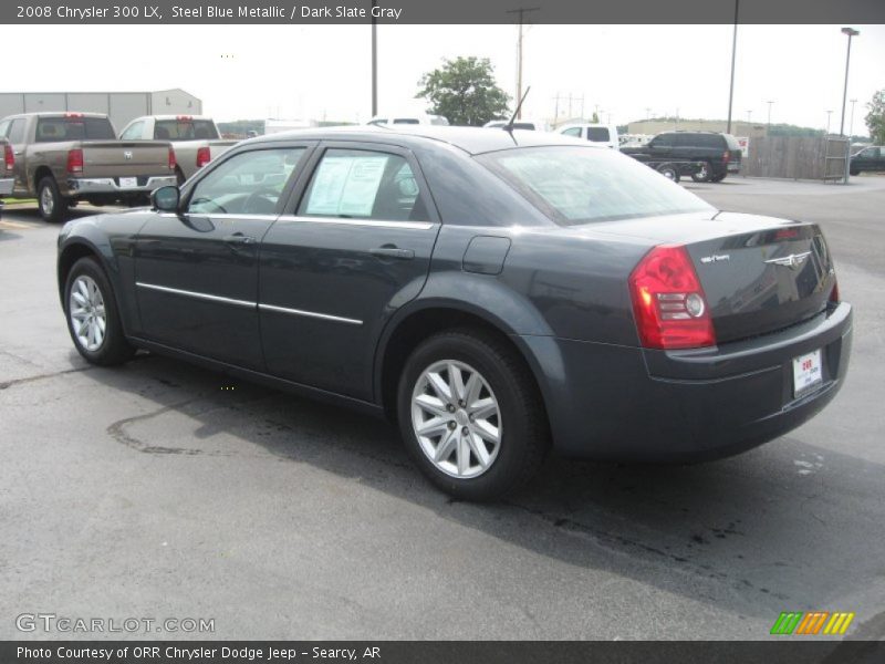 Steel Blue Metallic / Dark Slate Gray 2008 Chrysler 300 LX