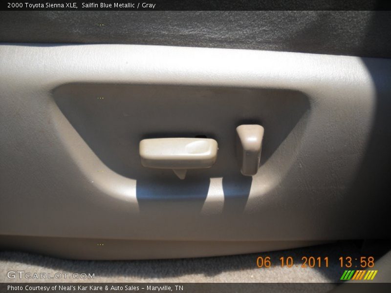 Sailfin Blue Metallic / Gray 2000 Toyota Sienna XLE