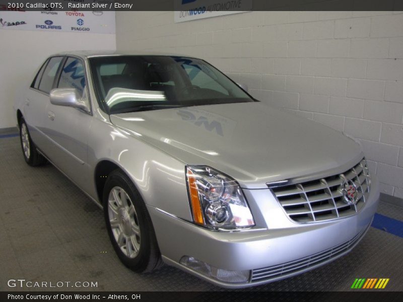Radiant Silver / Ebony 2010 Cadillac DTS