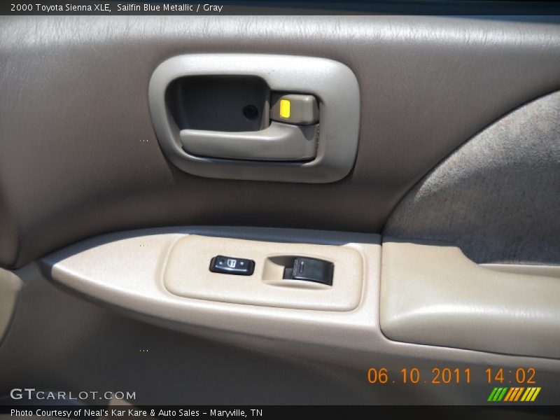Sailfin Blue Metallic / Gray 2000 Toyota Sienna XLE