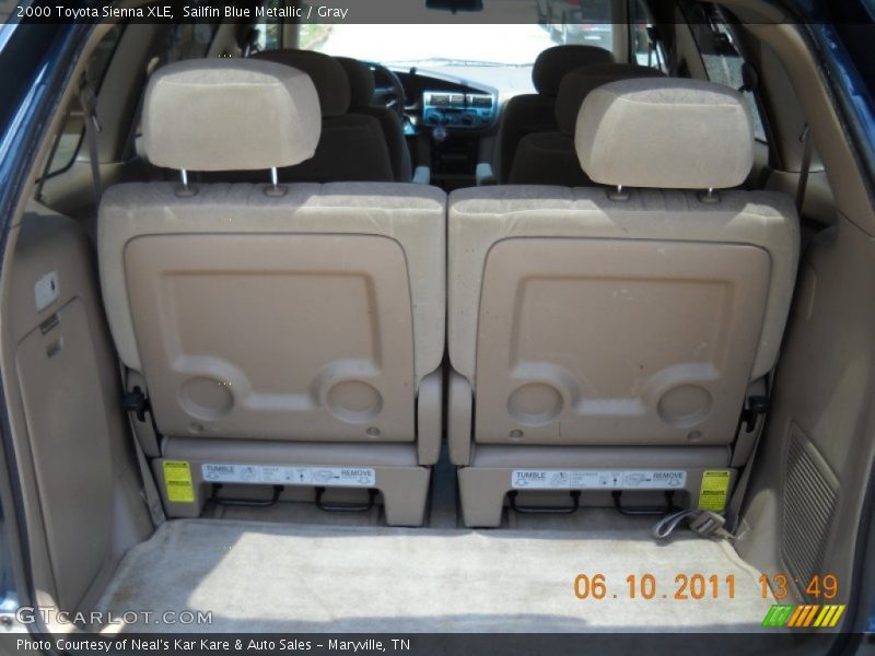 Sailfin Blue Metallic / Gray 2000 Toyota Sienna XLE