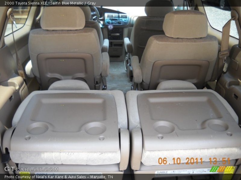 Sailfin Blue Metallic / Gray 2000 Toyota Sienna XLE
