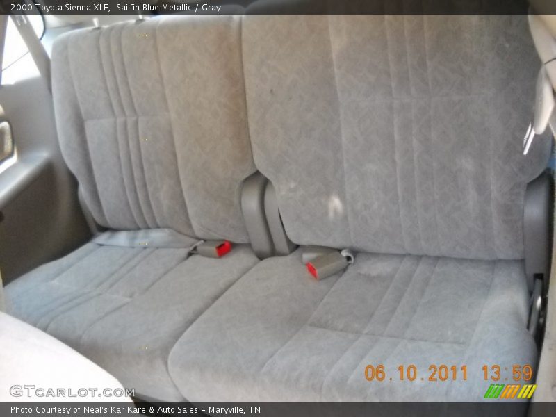 Sailfin Blue Metallic / Gray 2000 Toyota Sienna XLE