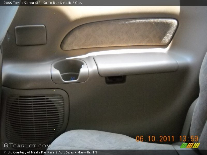 Sailfin Blue Metallic / Gray 2000 Toyota Sienna XLE