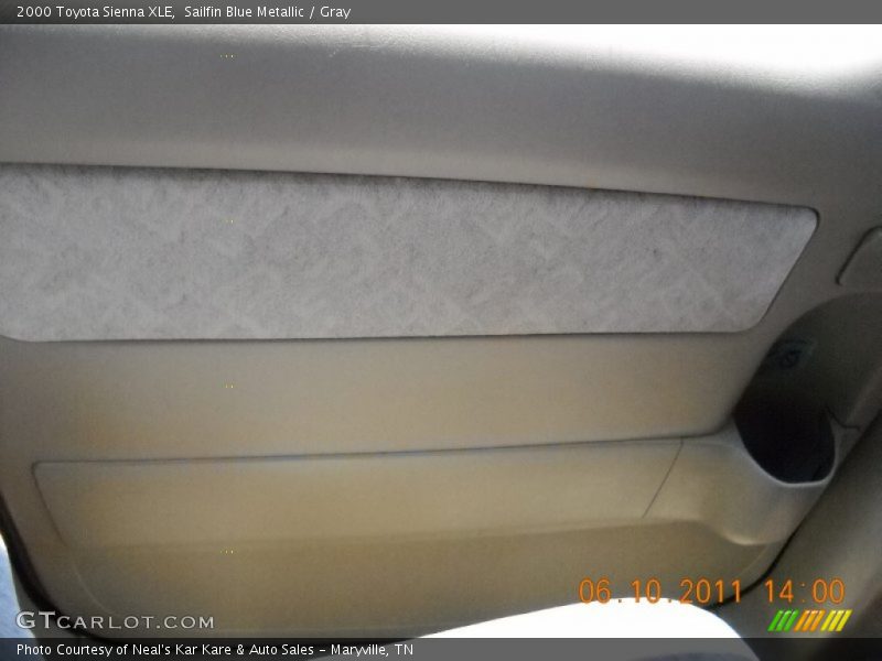 Sailfin Blue Metallic / Gray 2000 Toyota Sienna XLE
