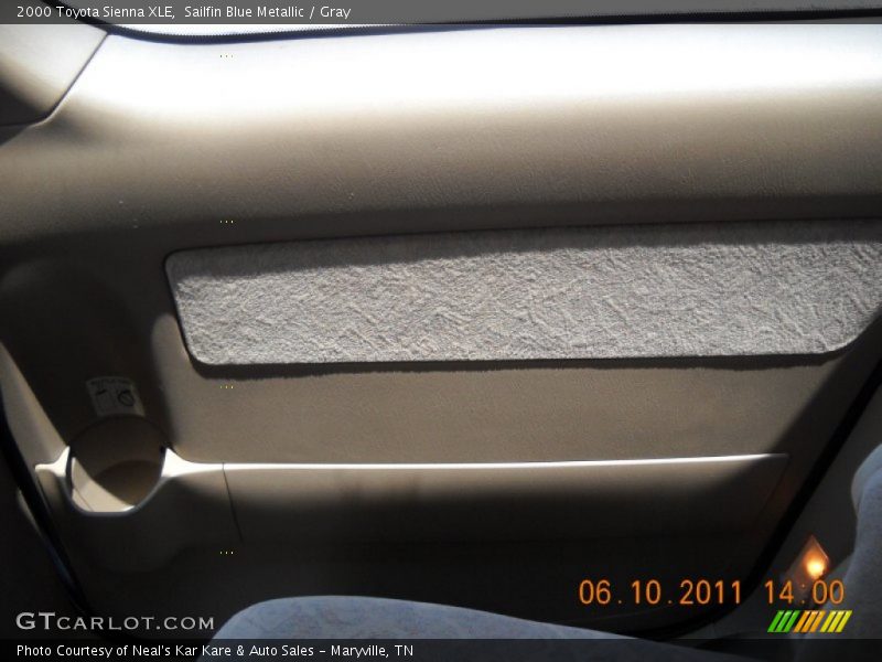 Sailfin Blue Metallic / Gray 2000 Toyota Sienna XLE
