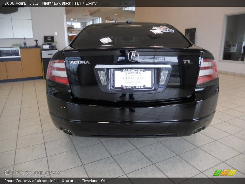 Nighthawk Black Pearl / Ebony 2008 Acura TL 3.2