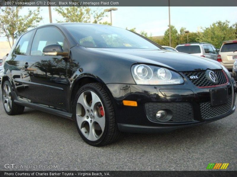 Black Magic / Interlagos Plaid Cloth 2007 Volkswagen GTI 2 Door