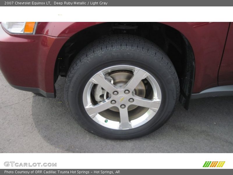 Deep Ruby Metallic / Light Gray 2007 Chevrolet Equinox LT