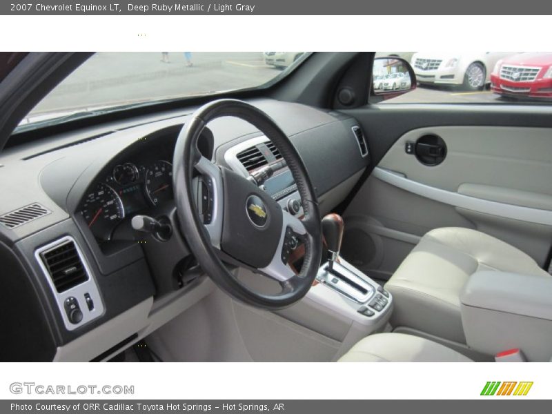 Deep Ruby Metallic / Light Gray 2007 Chevrolet Equinox LT